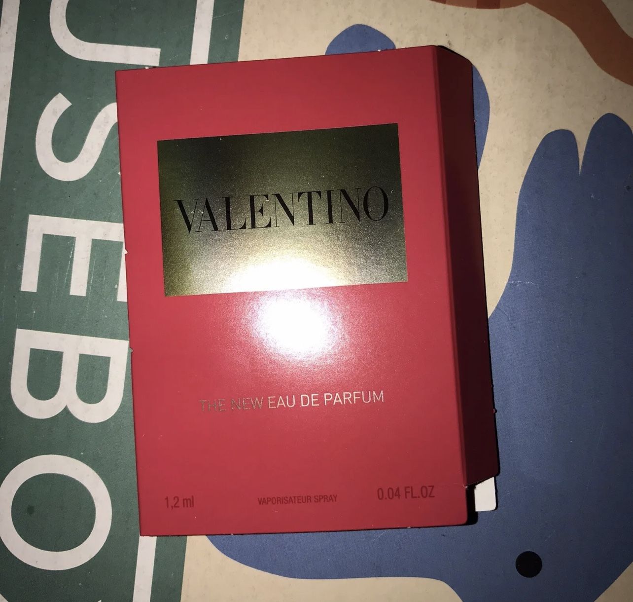 Valentino VOCE VIVA The NEW EAU DE PARFUM .04oz/1.2ml CARDED SAMPLE