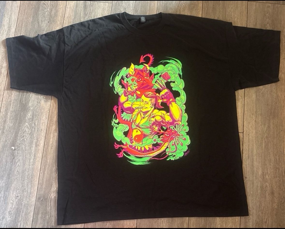 Rob Van Dam - RVD Dragons and Blunts (RVDCBD x 2ManyBlunts) T-Shirt 4x
