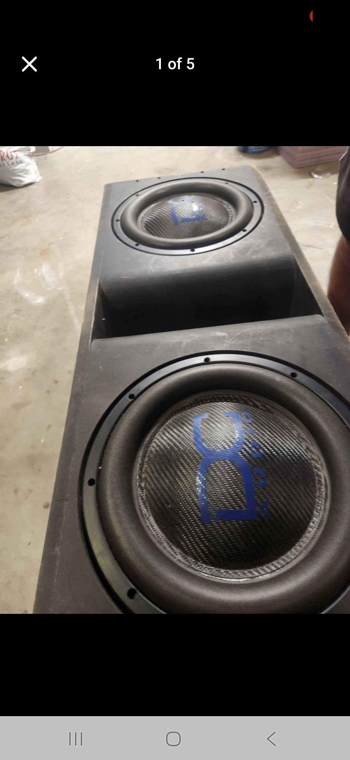 DC Audio Lvl 4 Carbon Fiber 12" Subs