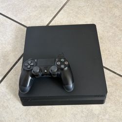 PS4 Slim w/ DualShock 4 Controller – Great Condition