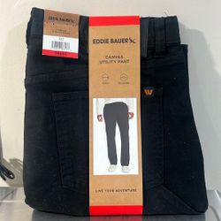 Eddie Bauer Canvas Utility Pant Size 34 X 30 For Men’s