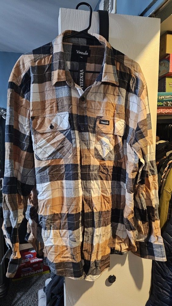 Flannel Button Up Shirt