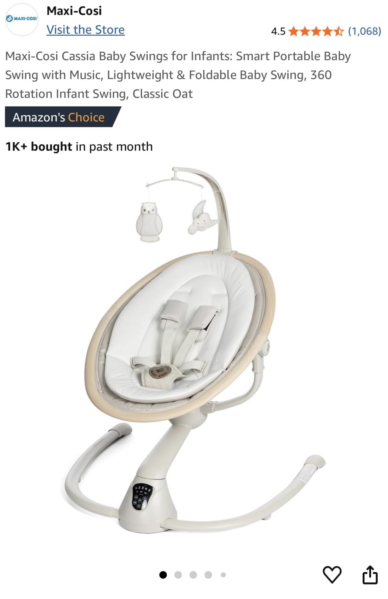 Maxi-Cosi Baby Swing