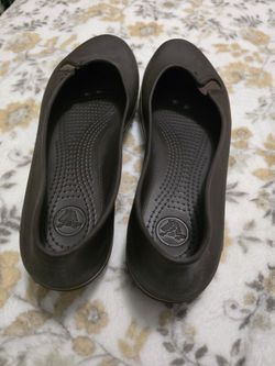 Crocs CROCBAND Prima Ballerina Ballet Flats Casual Comfort Shoes - Women’s Sz 9