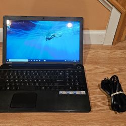 Toshiba Satelite Windows 10 Laptop Computer- 6gb Ram 