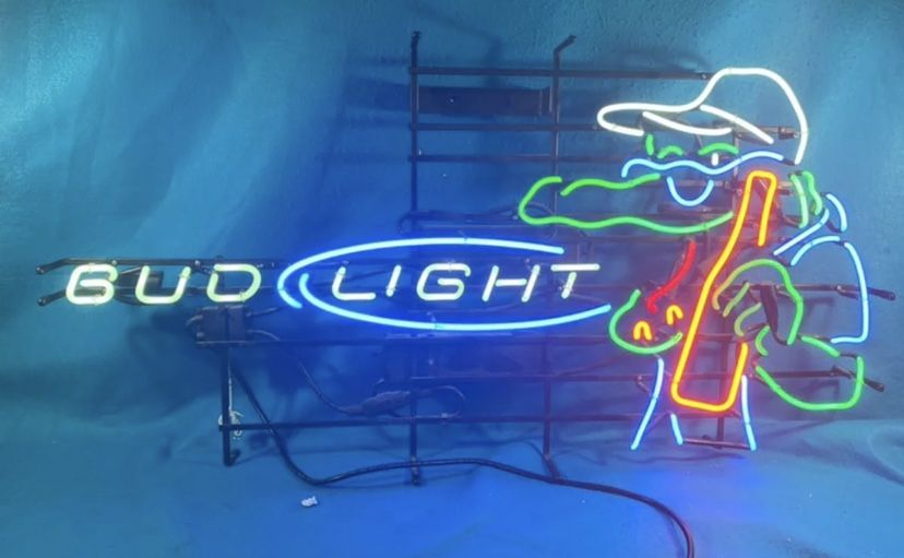 Bud Light Florida Gator Neon Sign
