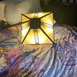 Beautiful Abalone Hanging/Pool Table Lamp