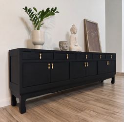 Handcrafted Restored TV Stand / Entryway  77”L x 12”W x 24”H
