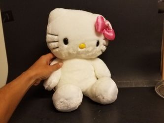 Large plush "Build a bear" hello kitty teddy bear doll