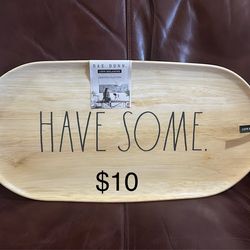 Wooden platter