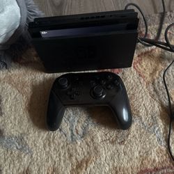 Used Nintendo Switch And Pro Controller With 4 Games