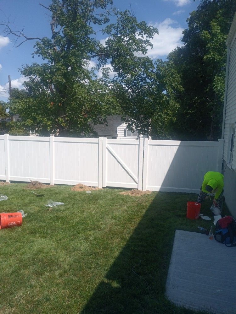 6x8 Full Privacy PVC Fence " Vinyl"