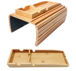 Couch Cup Holder | Couch Caddy with Detachable Couch Cup Holder Tray | Anti-Slip & Foldable