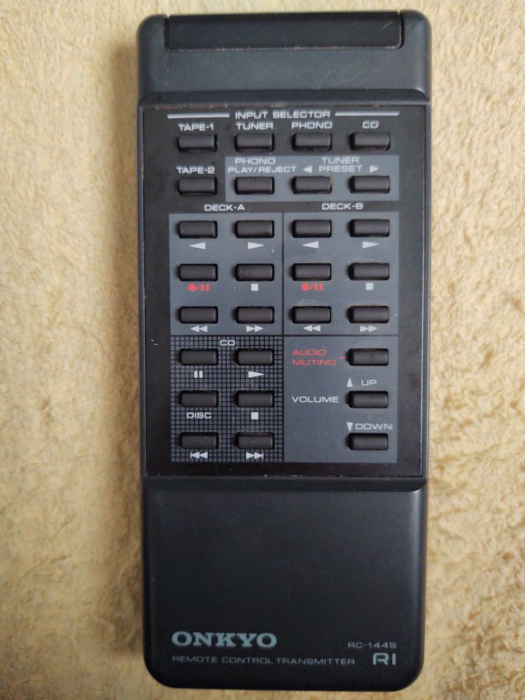 Onkyo remote controller.