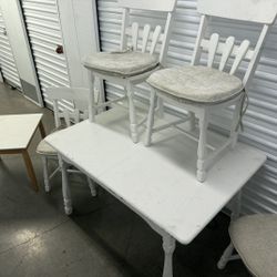 Chairs, Table, Crock Pot