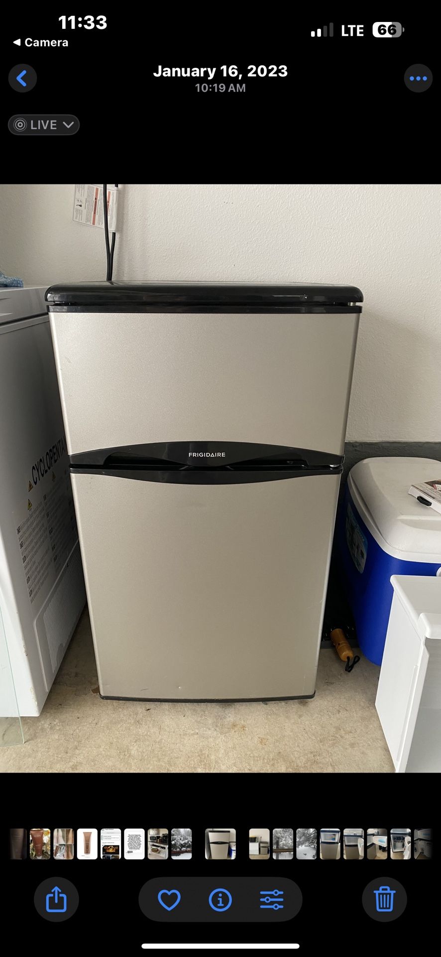 Small Frigidaire Refrigerator -Free Delivery*