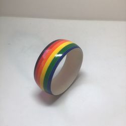 Vintage Bright Rainbow Bangle Bracelet