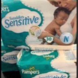 pampers new born diapers