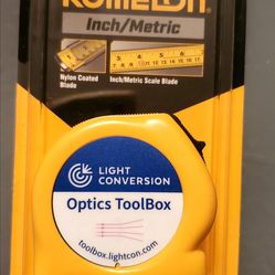 New and never used KOMELON inch/Metric Scale Blade