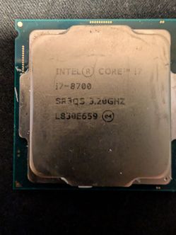 Intel Core i7-8700 3.20GHz Desktop CPU