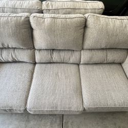 Calvin Couch, Loveseat, and ottoman 
