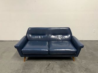 West Elm, Denmark Leather Sofa