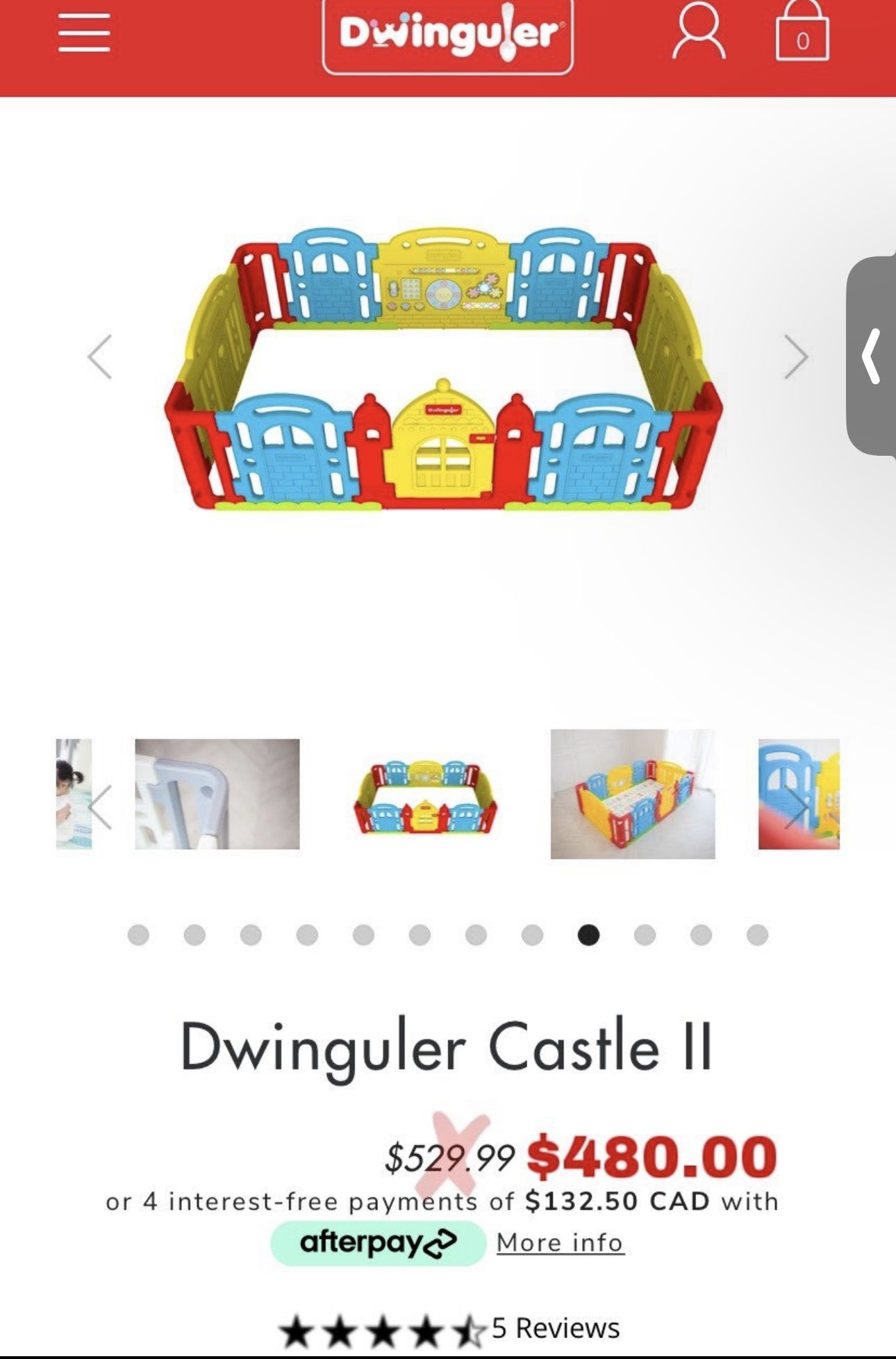 Dwinguler Castle Playpen 