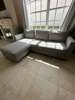 Crate & Barrel Couch w/ Storage