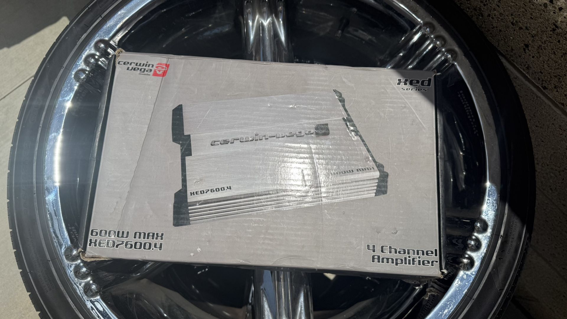 Cerwin-Vega HED7600.4 4-Channel Car Amplifier – 600W Max – New (Open Box)