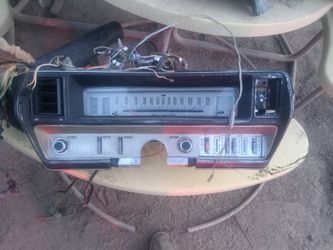 1968 Buick Skylark Dash With Wiring Harness No Ac Control