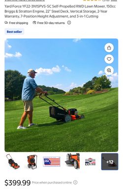 #5 Self Propelled Lawnmower