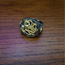Mens Dragon Ring 