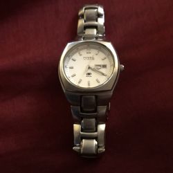 Fossil silver ladies watch
