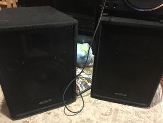 Stage works DJ speakers powerful