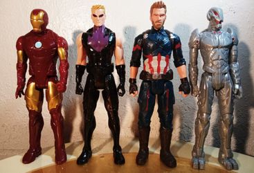 Marvel figurines 3 & 1 villian