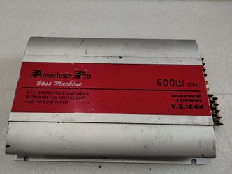 Car Amp 4 Channel 600 Watts 