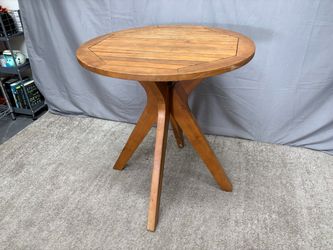 Outdoor Modern Teak Bistro Table