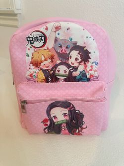 Demon Slayer Anime Mini Backpack Pink