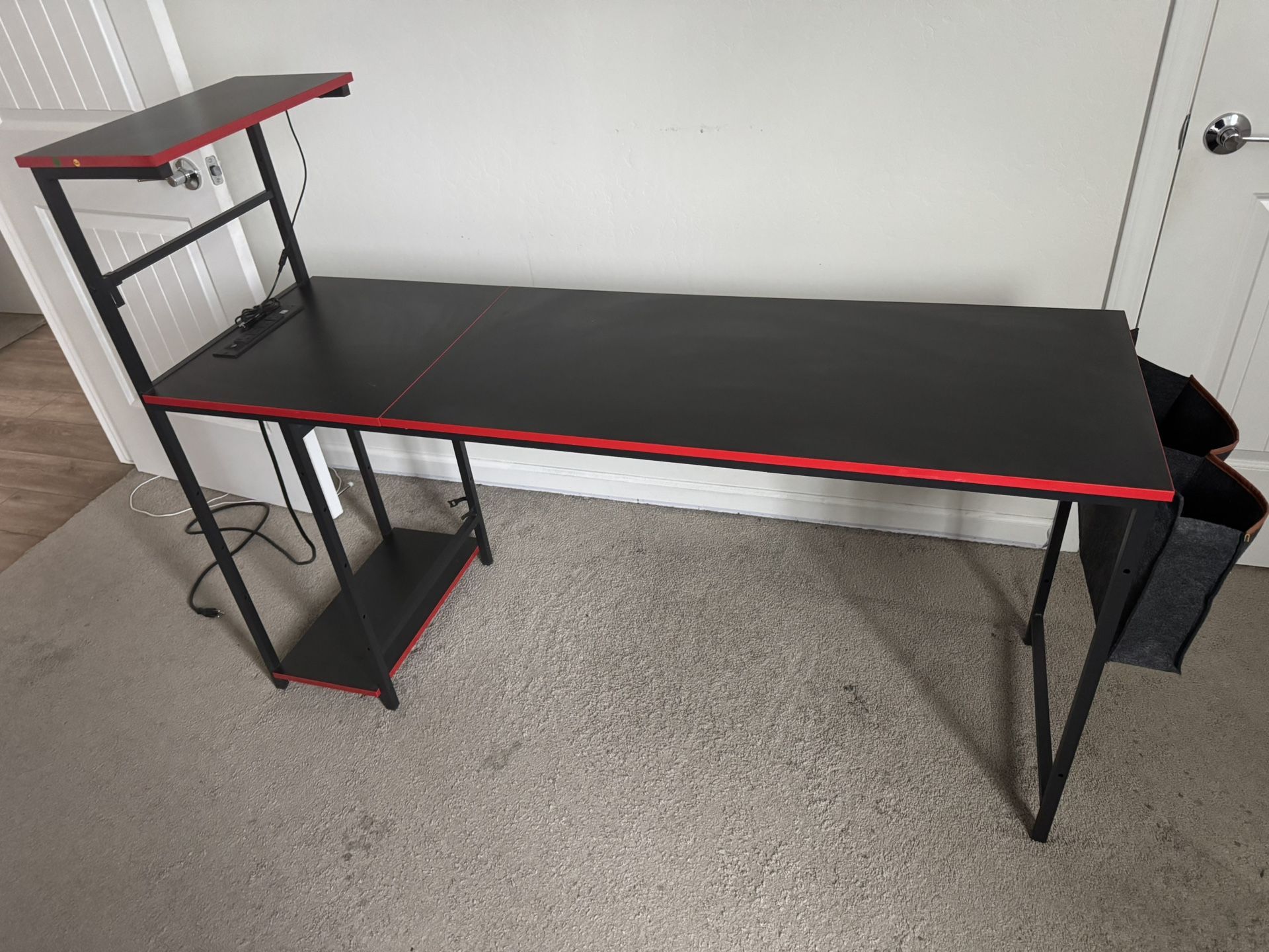 Gaming Computer Desk With LED Lights