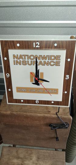 Nationwide lighted clock