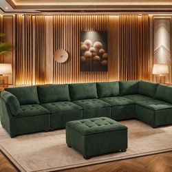 Beautiful dark green color Sofa Brand New in the box