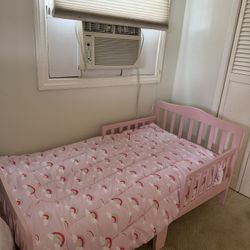 Pink Toddler Bed 