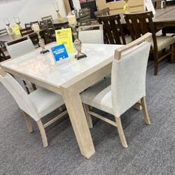 5pc Dinning Table Set $999