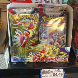 Scarlet And Violet Booster Packs On Sale 
