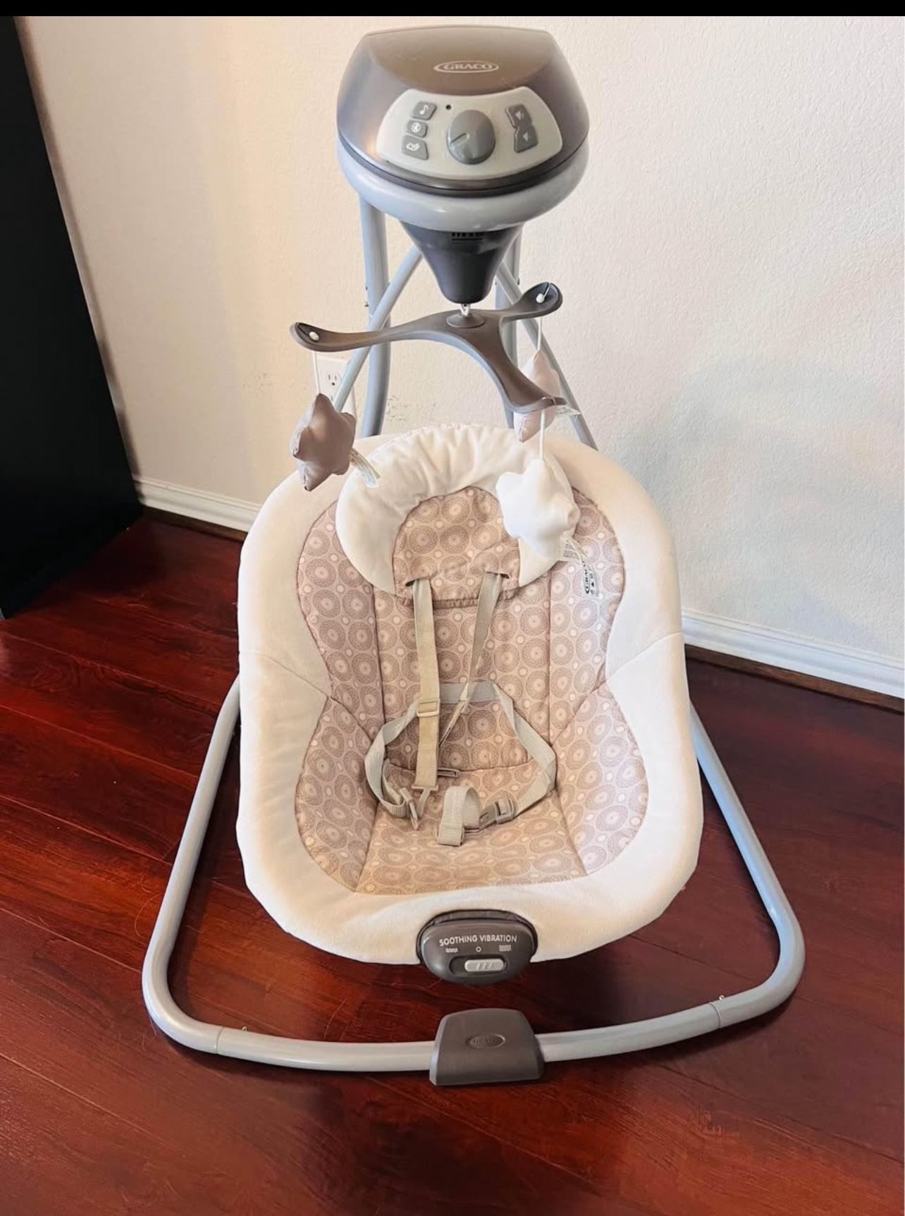 Graco Simple Sway Baby Swing, 5.5 - 30 Lbs, Abbington