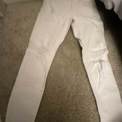White Drip Nation Jeans 
