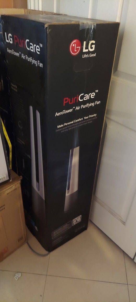 LG PuriCare AeroTower Air Purifying Fan with True HEPA and UVnano LED $400
