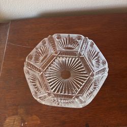 Vintage Decorative Glass Bowl 