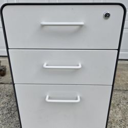 Poppin Stow 3-Drawer File Cabinet