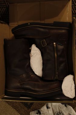 Georgia Boot Side Zip Waterproof Work Wellington 9.5